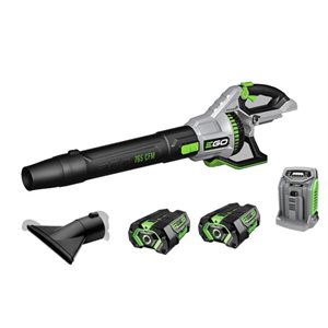 souffleur Égo 765cfm 2batt 5ah, chargeur rapide